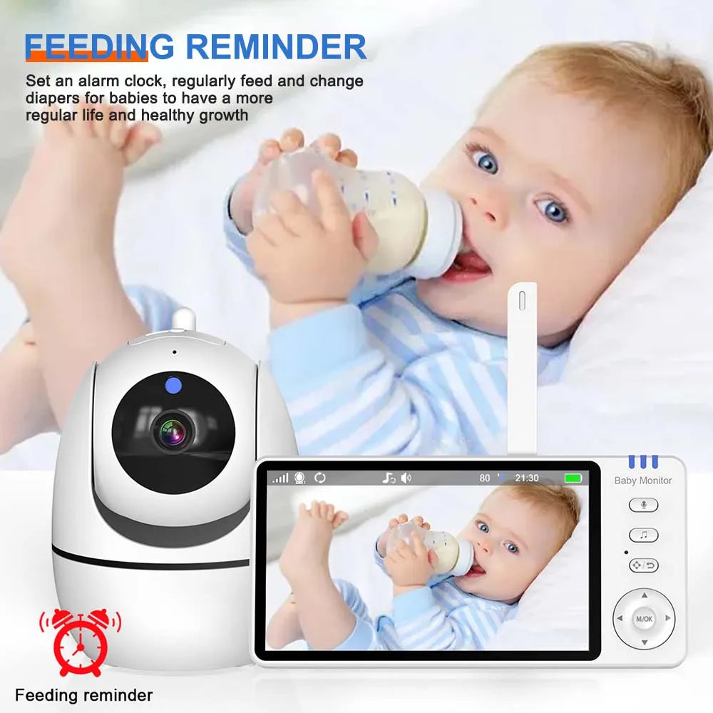 5 Inch Video Baby Monitor With Camera