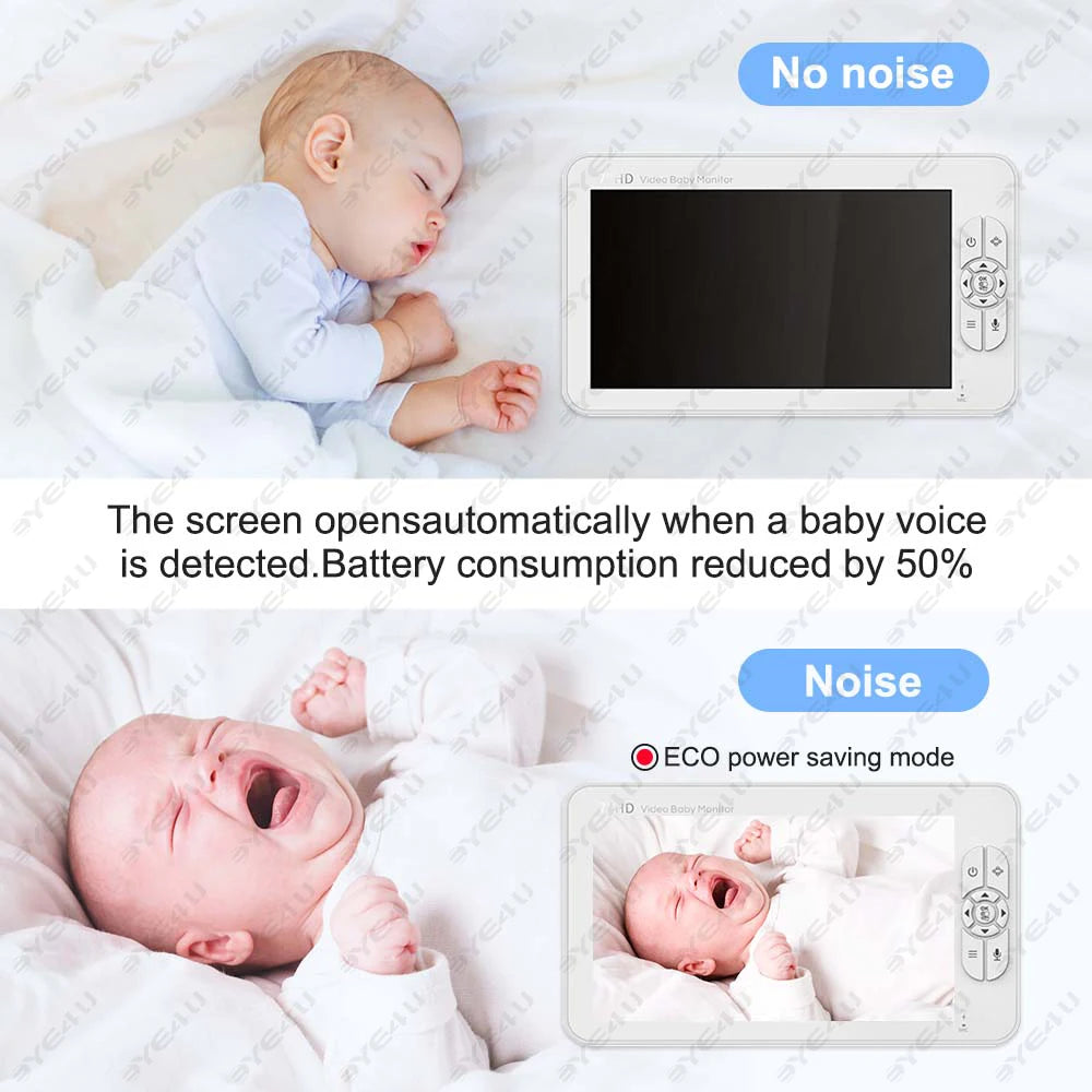 5 Inch Video Baby Monitor With Camera