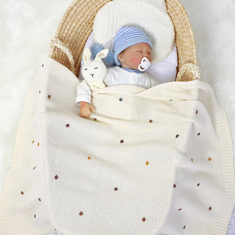 Knitted Baby Swaddle Blanket